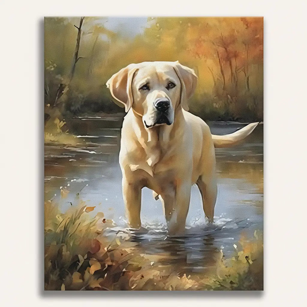 Labrador Lake Portrait | Paint By Numbers Kit