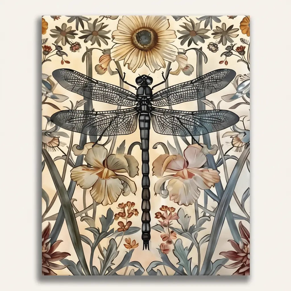 Dragonfly Garden | Paint By Numbers Kit