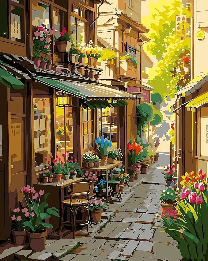 European Flower Shop - Paint by Numbers Kit
