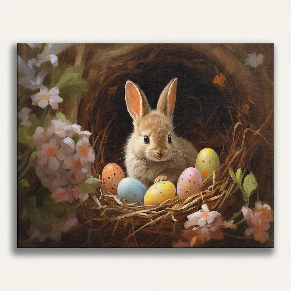 Easter Bunny Nest | Paint By Numbers Kit