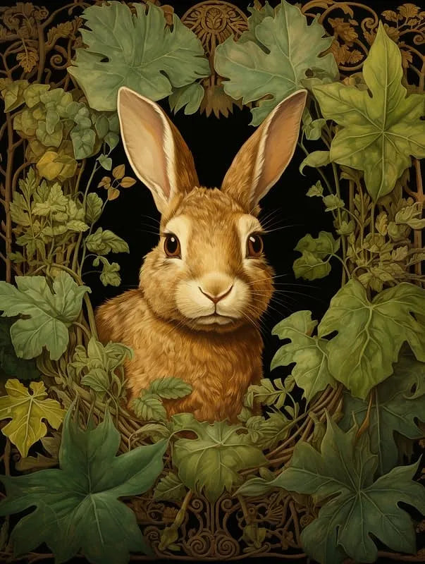 Woodland Rabbit Portrait | Paint By Numbers Kit