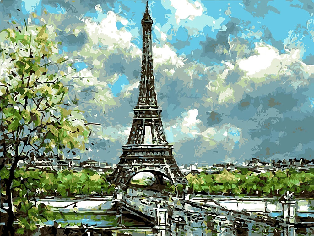 Paris Eiffel Tower | Paint By Numbers Kit