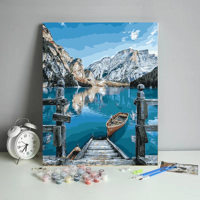 Peaceful Mountain Lake