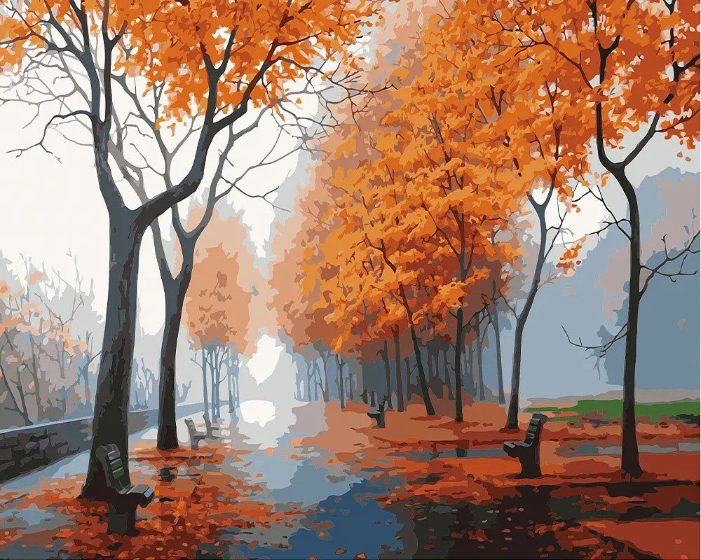 Golden Autumn Walk