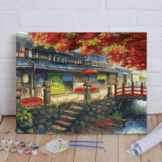Japanese Autumn Village