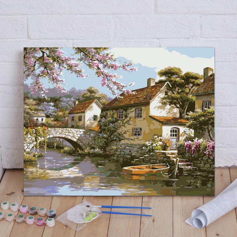 Peaceful Village Brook