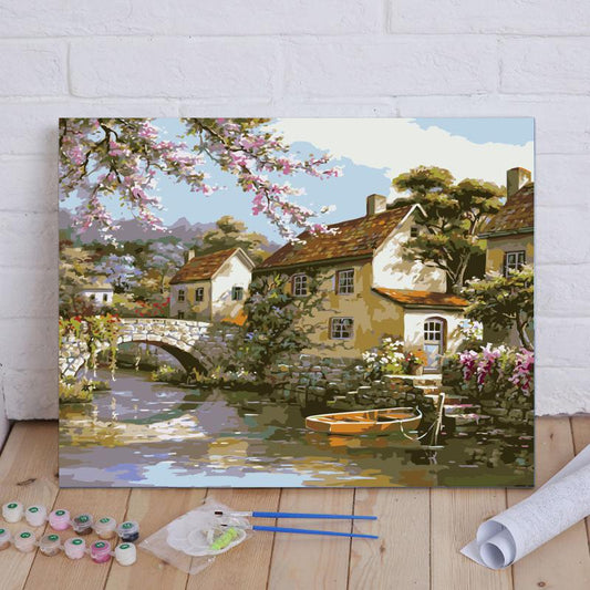 Peaceful Village Brook