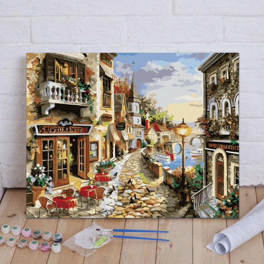 Mediterranean Village Steps
