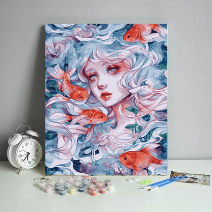 Goldfish Water Portrait