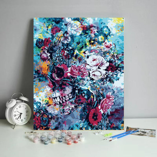 Colorful Skull Scene