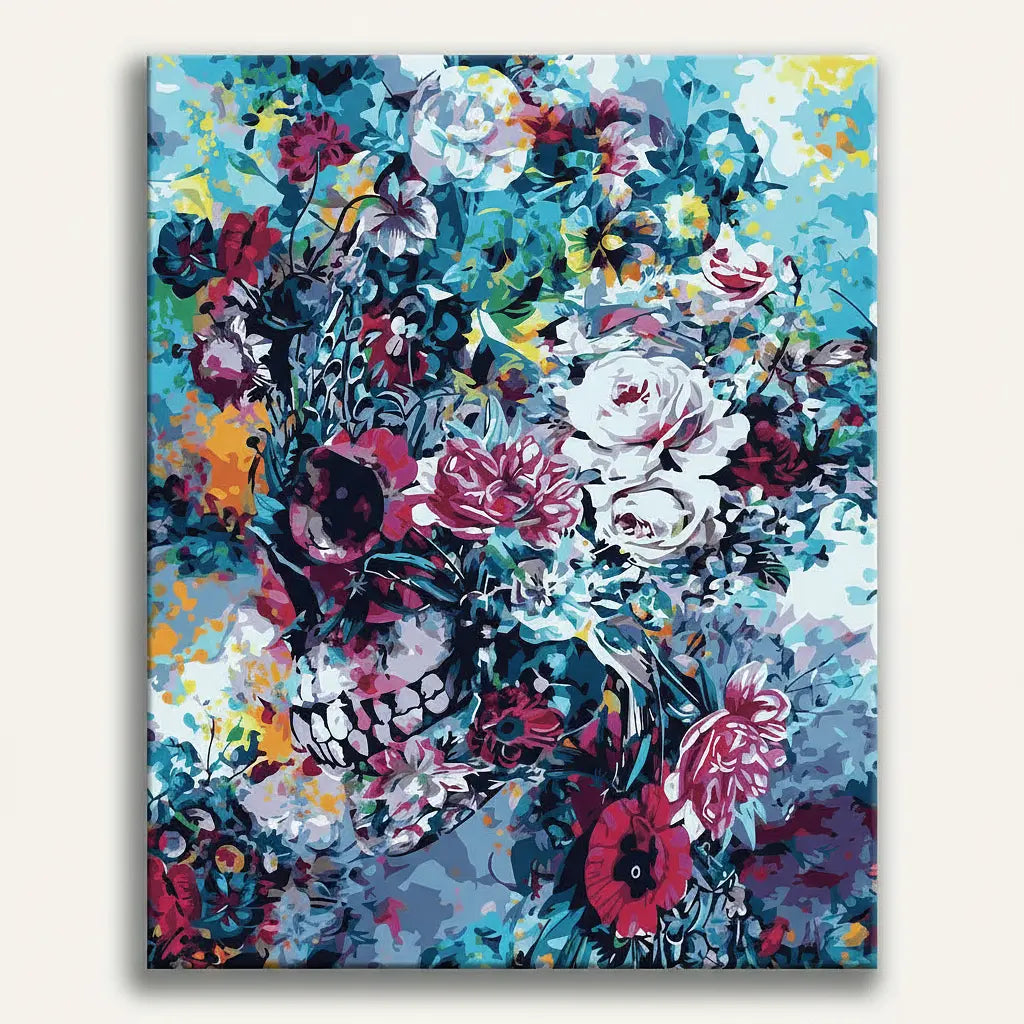 Colorful Skull Scene