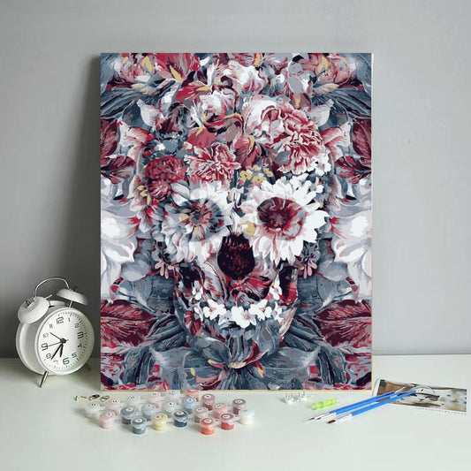 Moody Skull Art