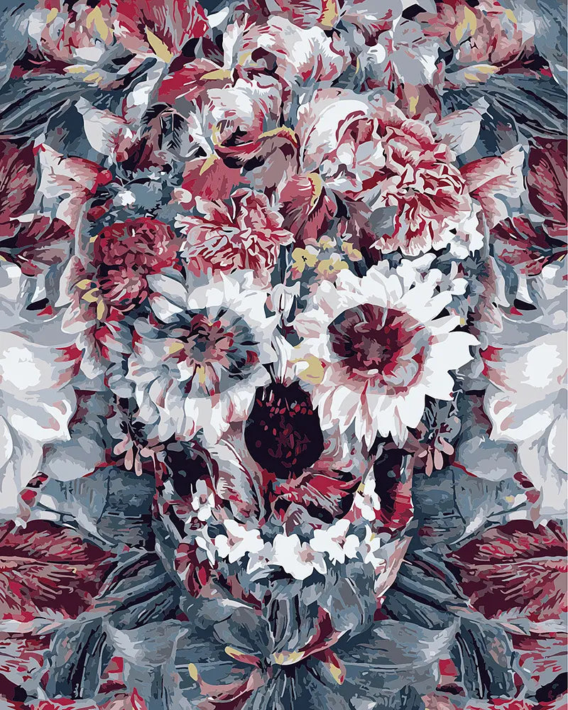 Moody Skull Art