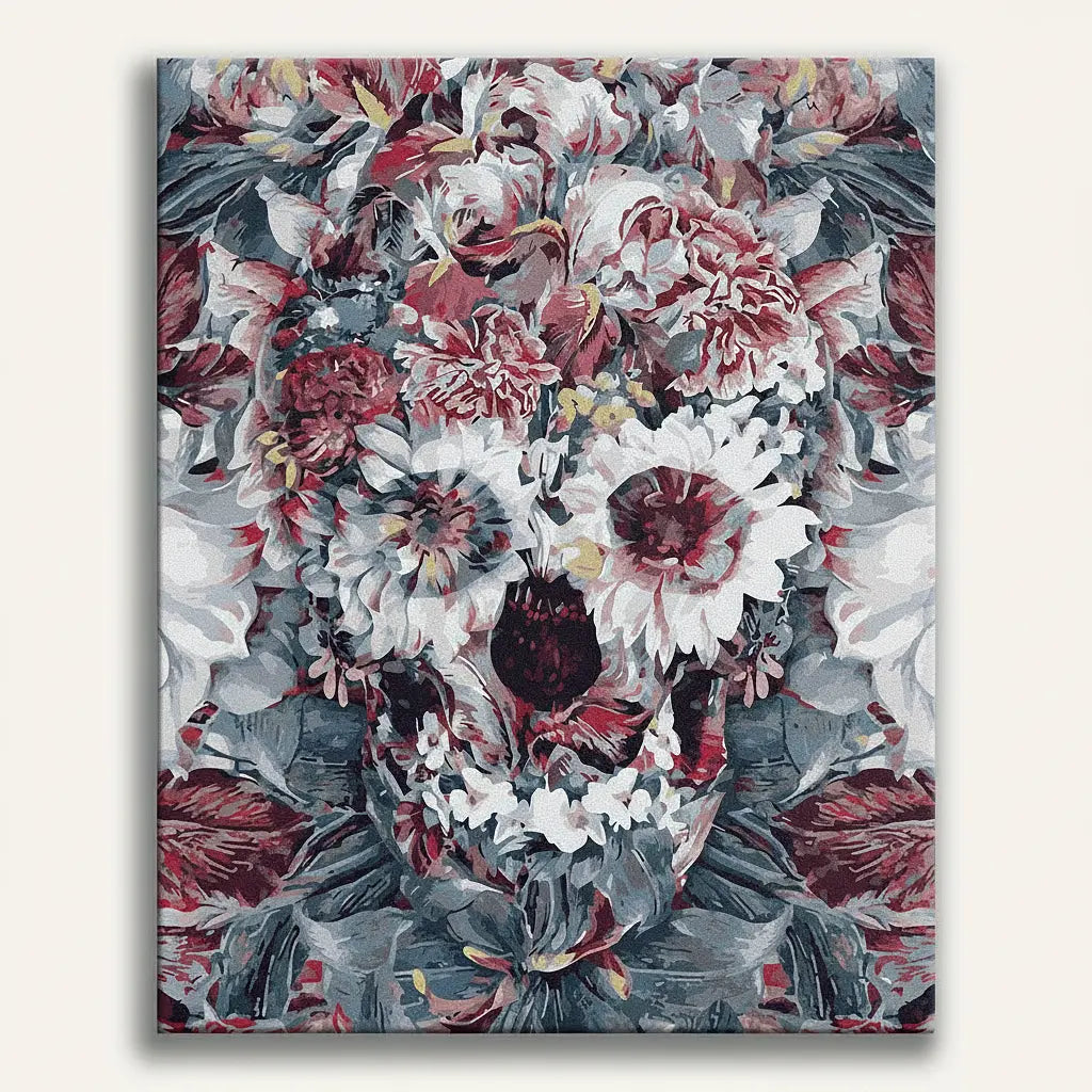 Moody Skull Art