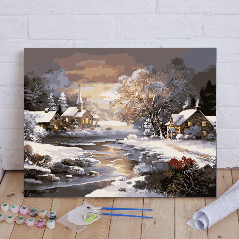 Christmas Village Snow