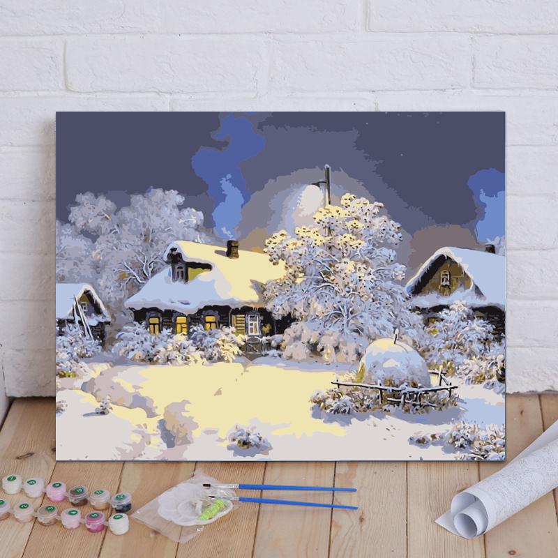 Snowy Cottage Winter