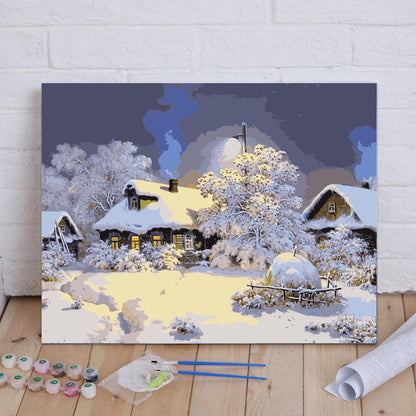 Snowy Cottage Winter