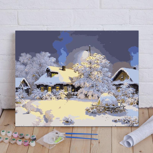 Snowy Cottage Winter