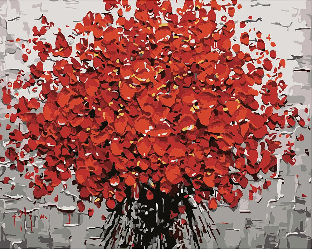 Red Tree Painting