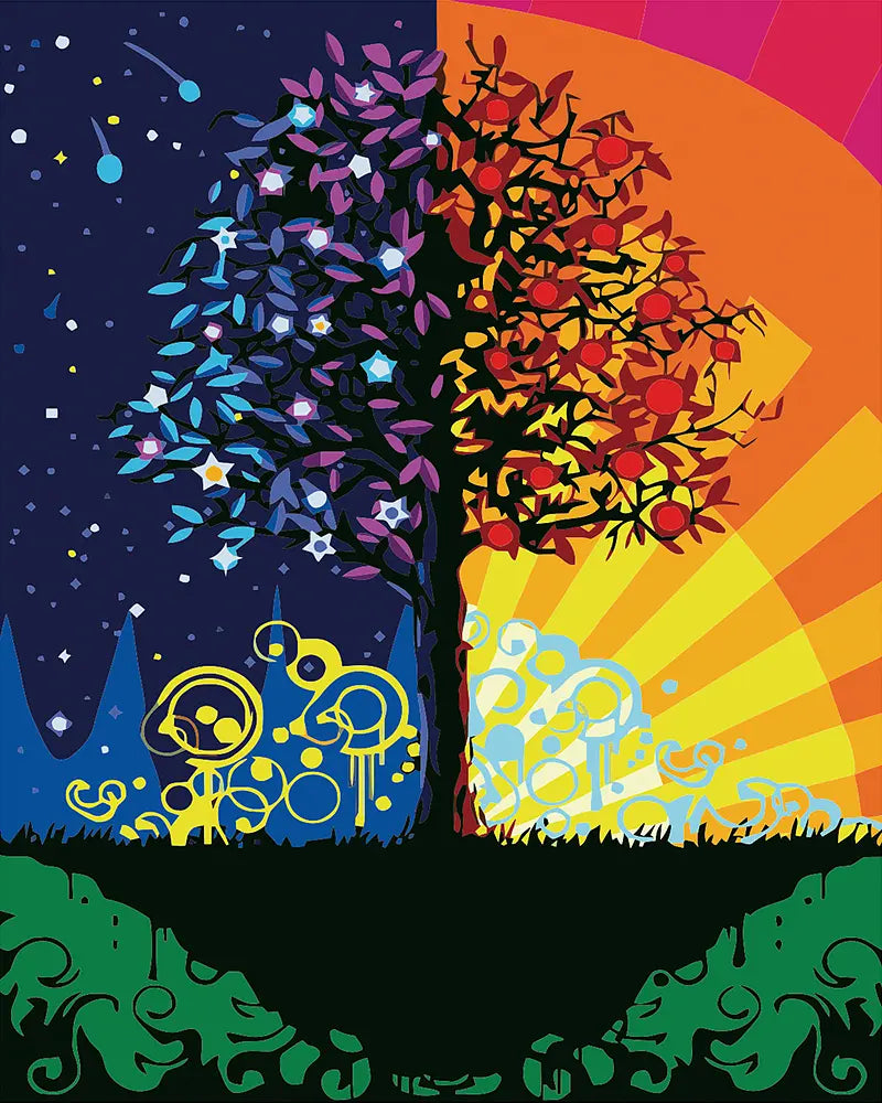 Day Night Tree
