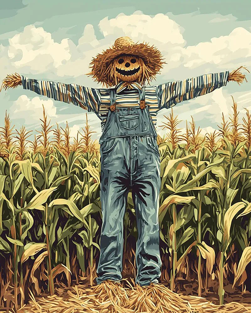 Cornfield Scarecrow | Paint By Numbers Kit
