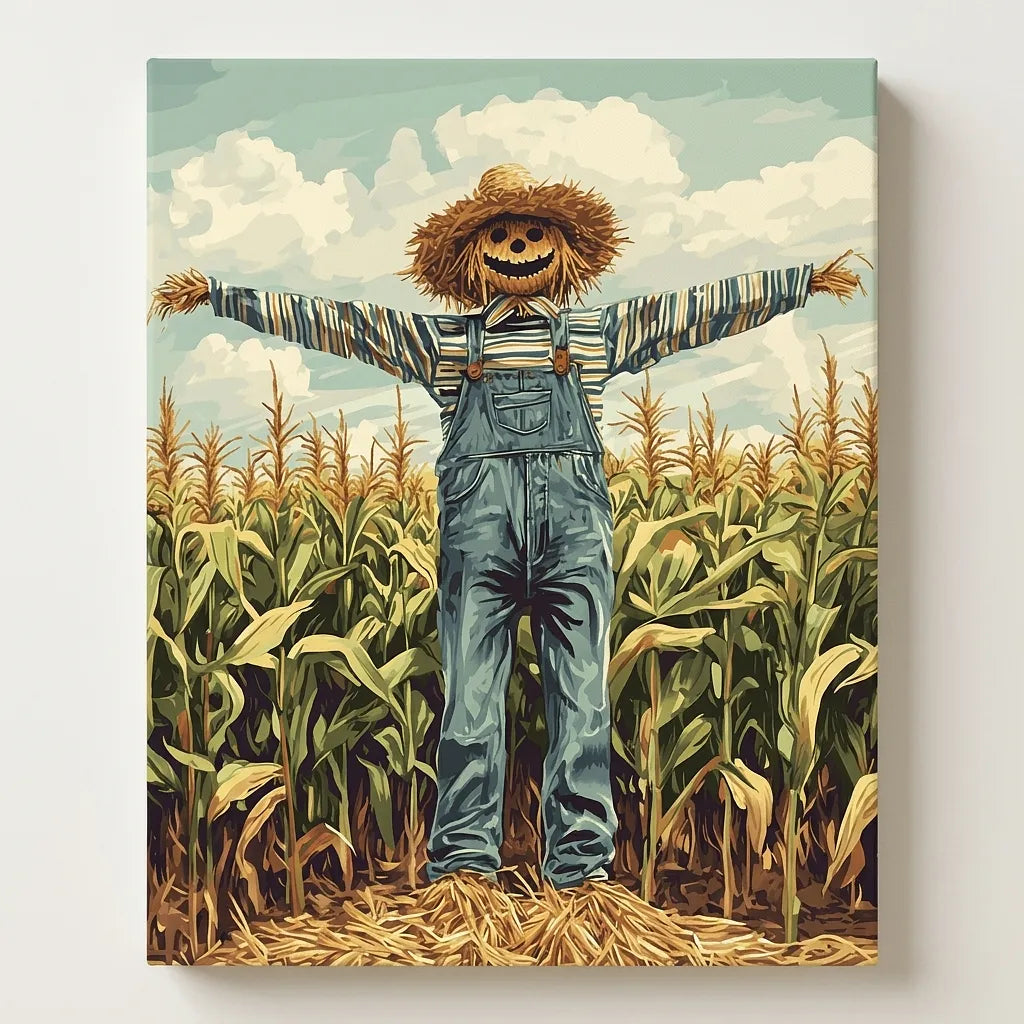 Cornfield Scarecrow | Paint By Numbers Kit