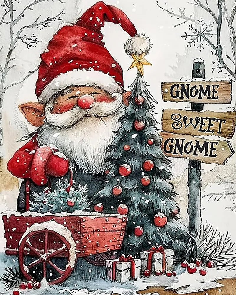 Gnome Sweet Gnome | Paint By Numbers Kit