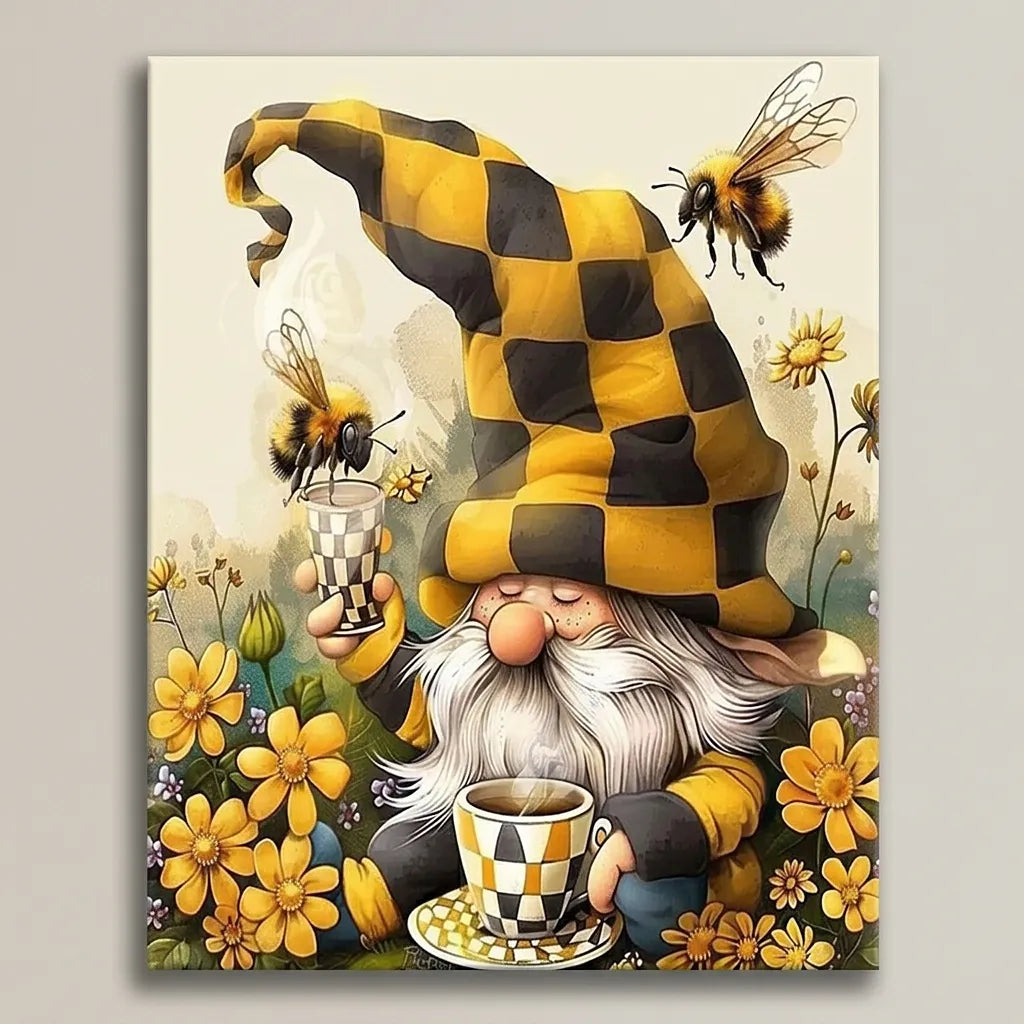 Honey Bee Gnome | Paint By Numbers Kit