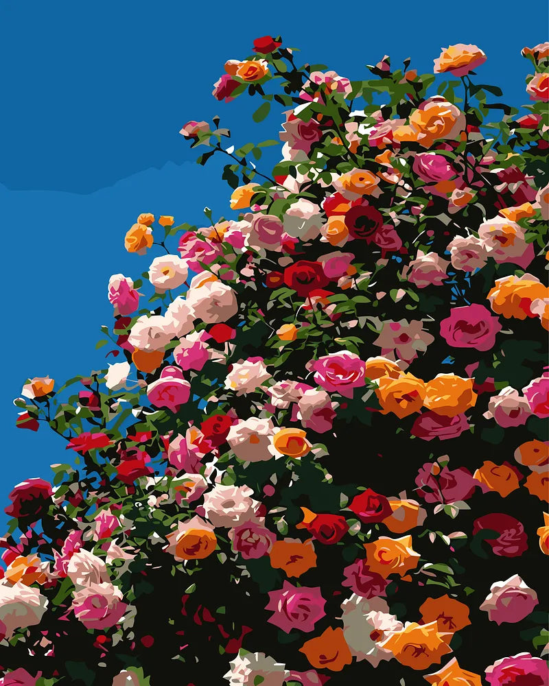 Burst of Blossoms - Paint by Numbers Kit