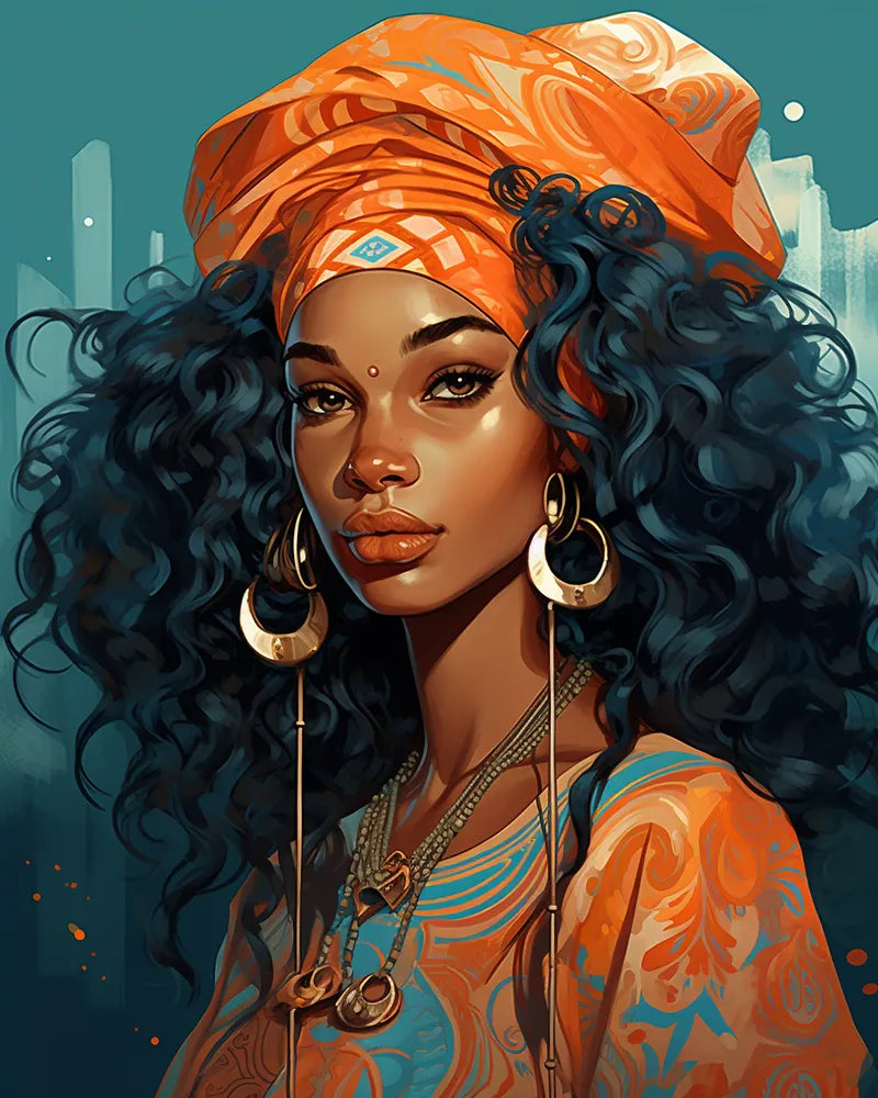 African Beauty Portrait | Paint By Numbers Kit