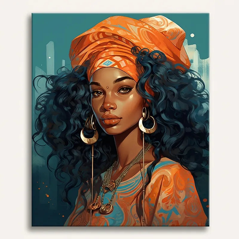 African Beauty Portrait | Paint By Numbers Kit