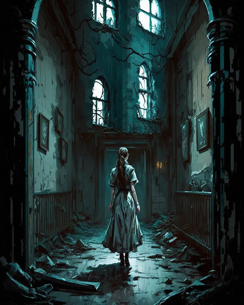 Gothic Ruins Explorer | Paint By Numbers Kit