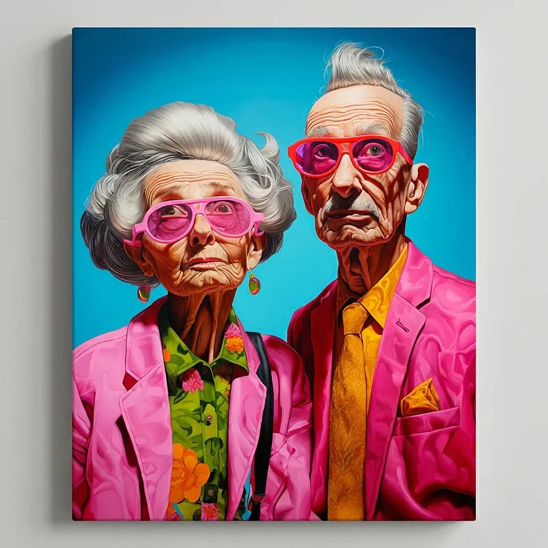 Cool Seniors Art | Paint By Numbers Kit