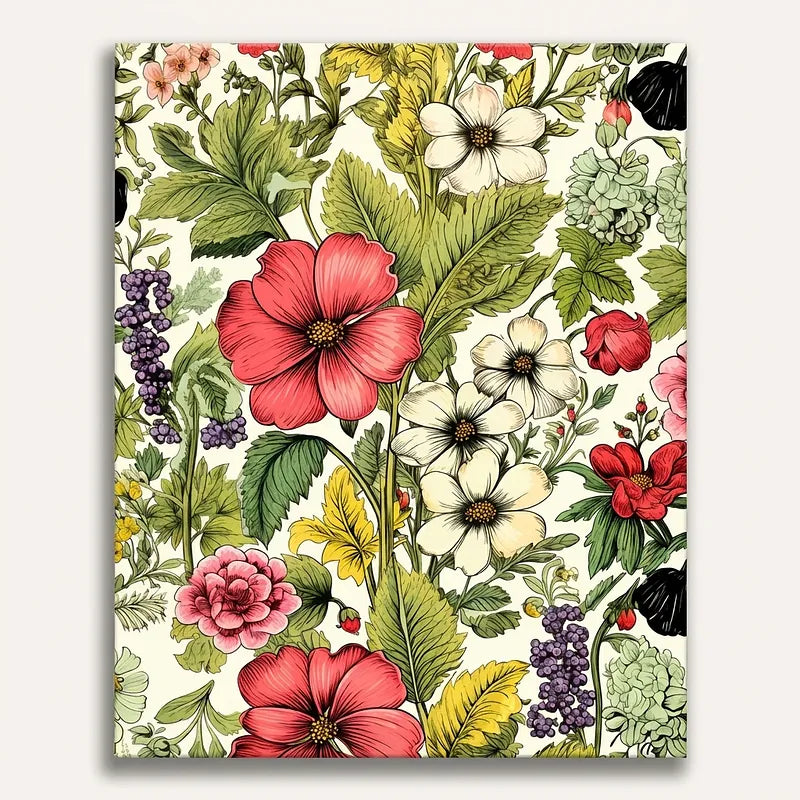 Vintage Botanical Garden | Paint By Numbers Kit