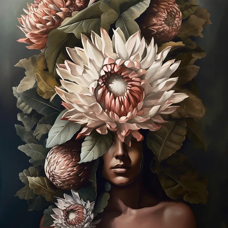 Floral Portrait | Paint By Numbers Kit