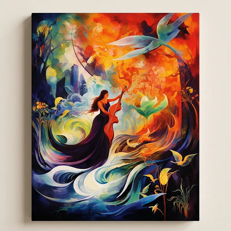 Mystic Symphony Painting | Paint By Numbers Kit