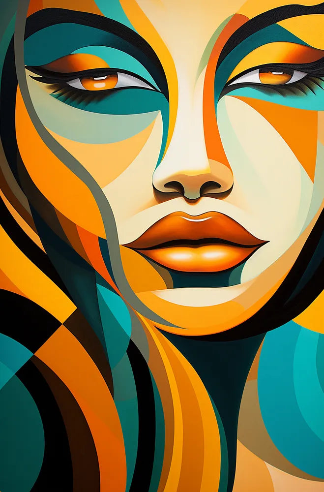 Abstract Woman Portrait | Paint By Numbers Kit