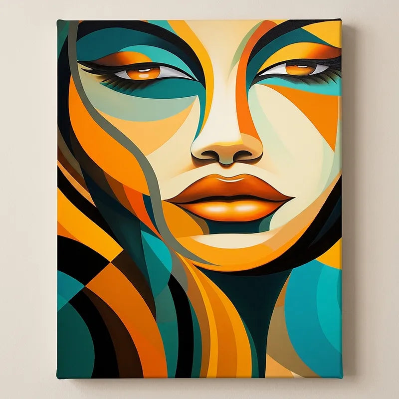 Abstract Woman Portrait | Paint By Numbers Kit