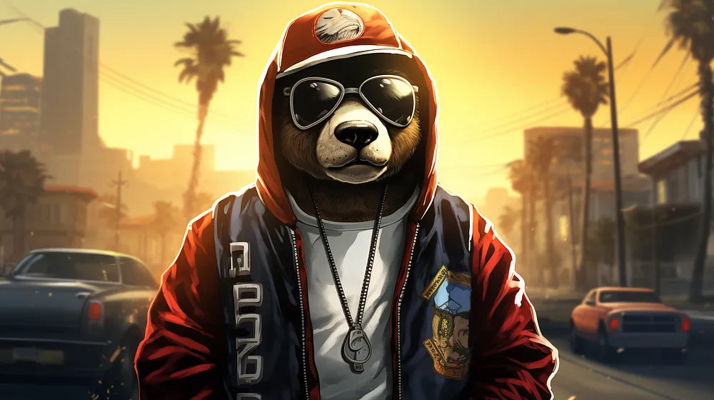 Cool Bear Street | Paint By Numbers Kit
