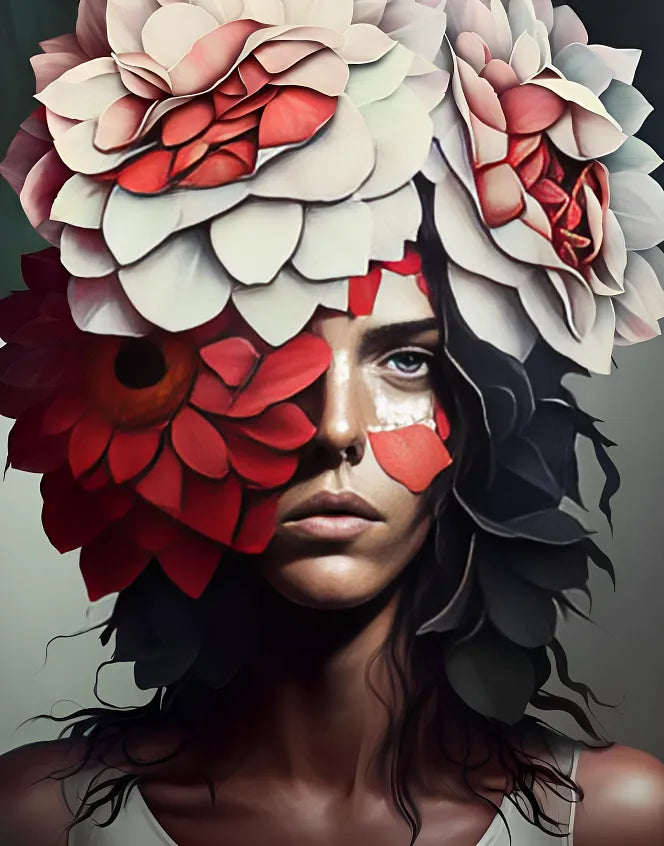 Floral Portrait Dreams | Paint By Numbers Kit