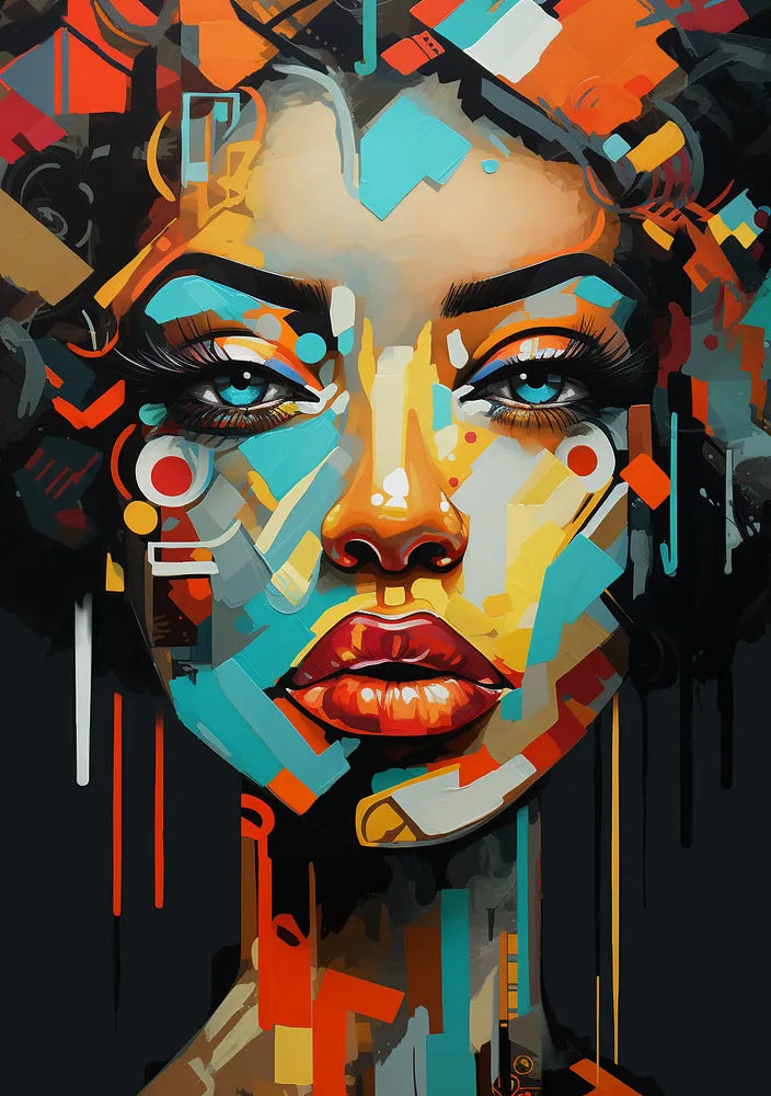 Abstract Portrait Art | Paint By Numbers Kit