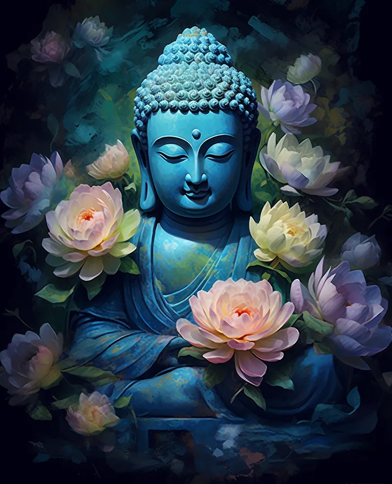 Buddha Lotus Serenity | Paint By Numbers Kit