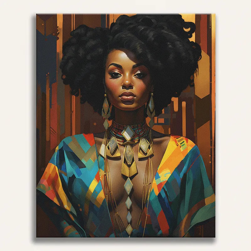 Afrofuturist Portrait | Paint By Numbers Kit