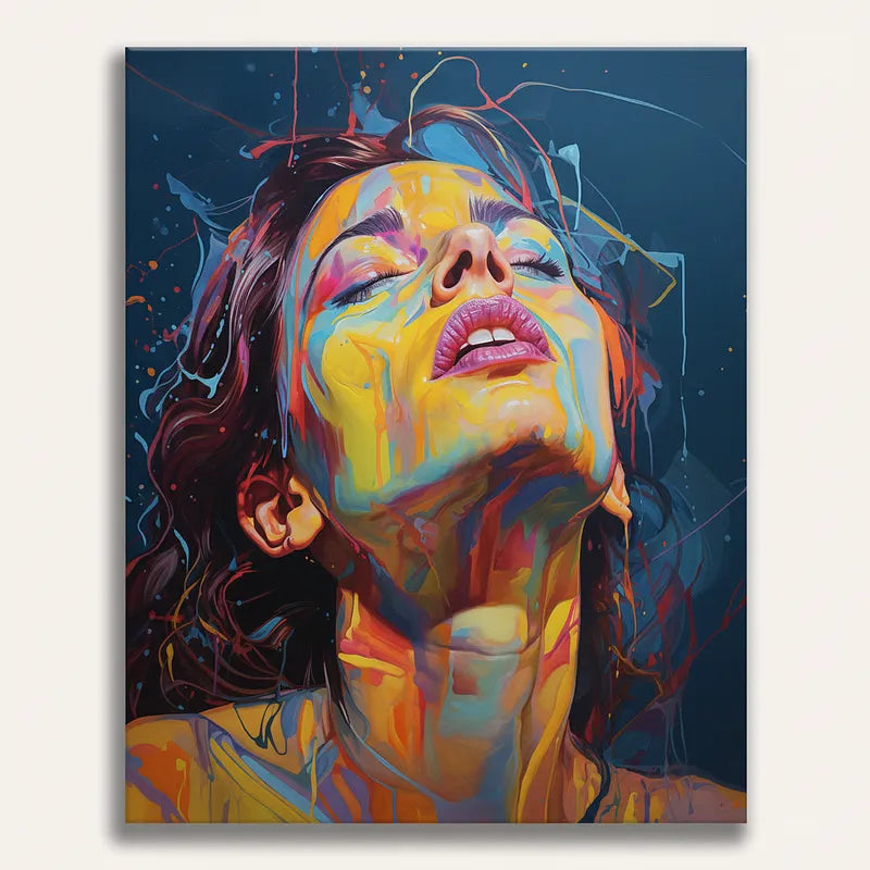 Colorful Portrait Art | Paint By Numbers Kit