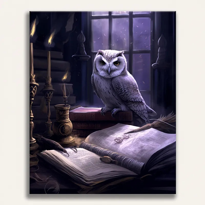 Owl Scholar | Paint By Numbers Kit