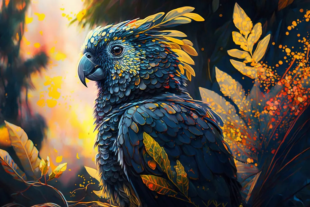 Exotic Cockatoo | Paint By Numbers Kit