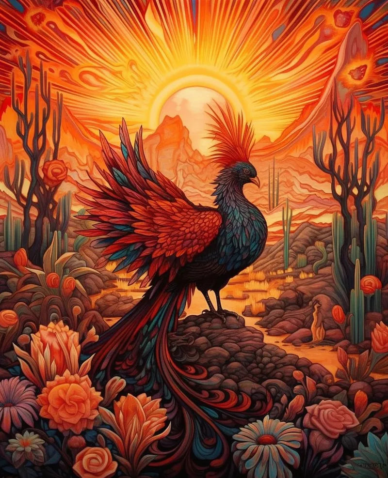 Phoenix Desert Sunrise | Paint By Numbers Kit