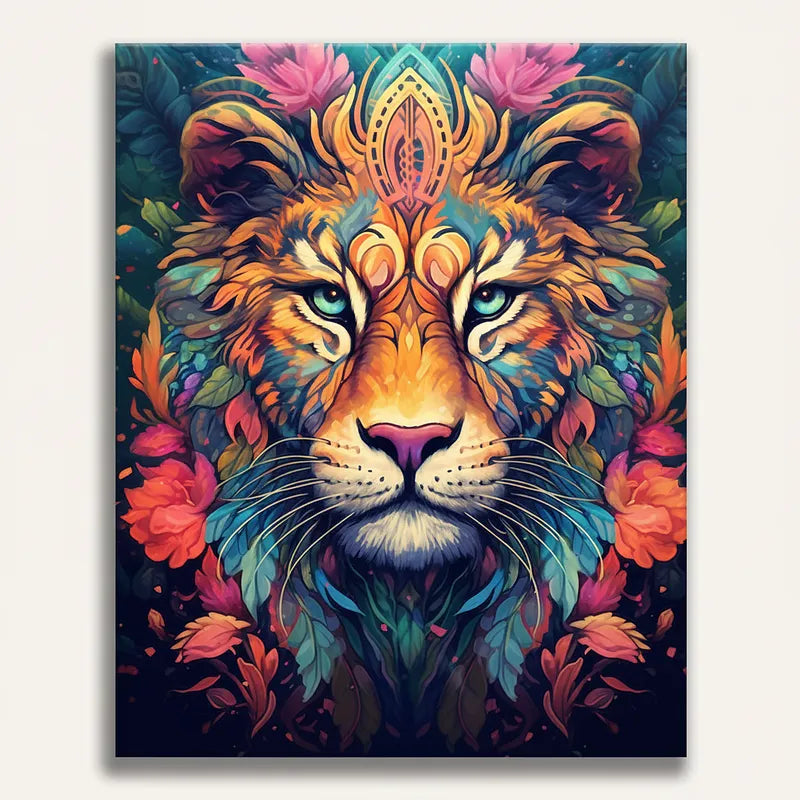 Majestic Lion Art | Paint By Numbers Kit