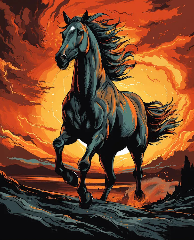 Majestic Stallion | Paint By Numbers Kit