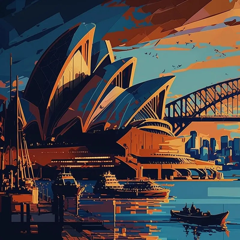Sydney Opera House | Paint By Numbers Kit